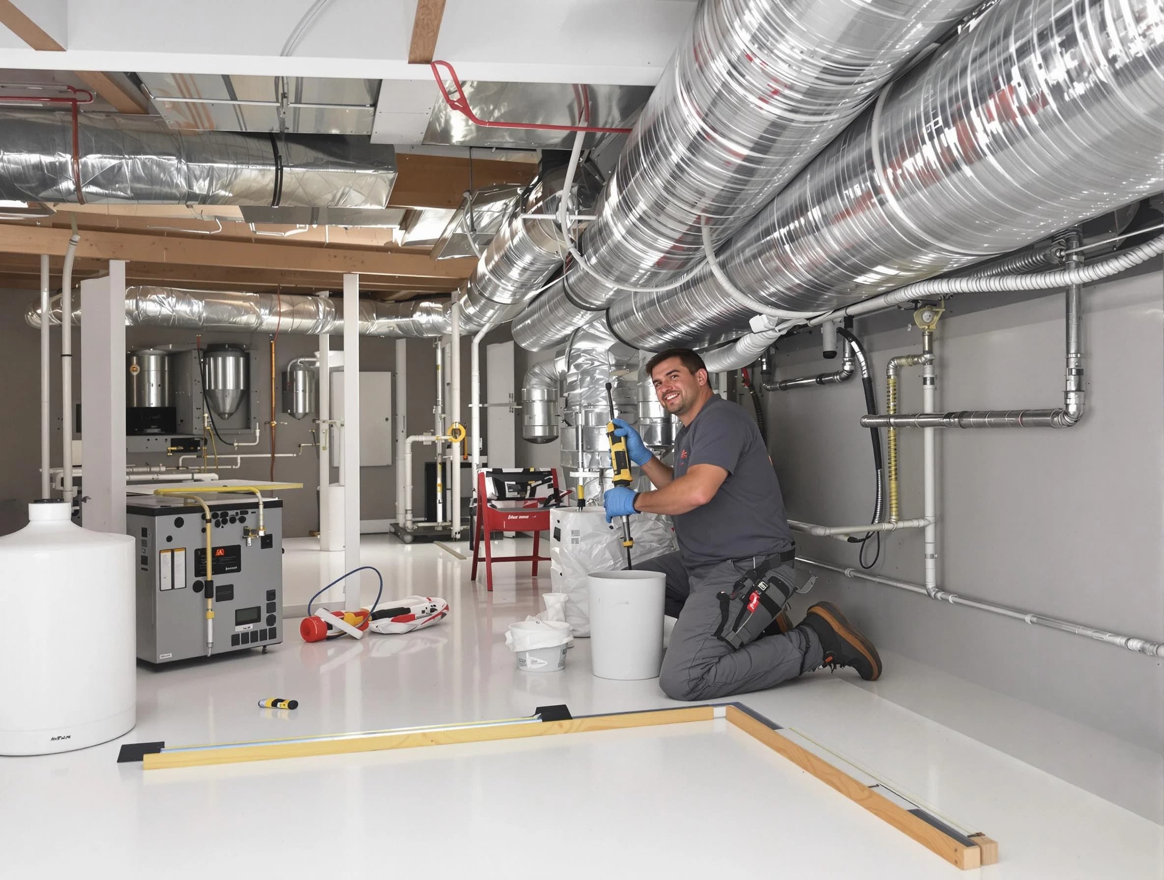 Professional duct sealing service by Bensley Air Duct Cleaning in Bensley