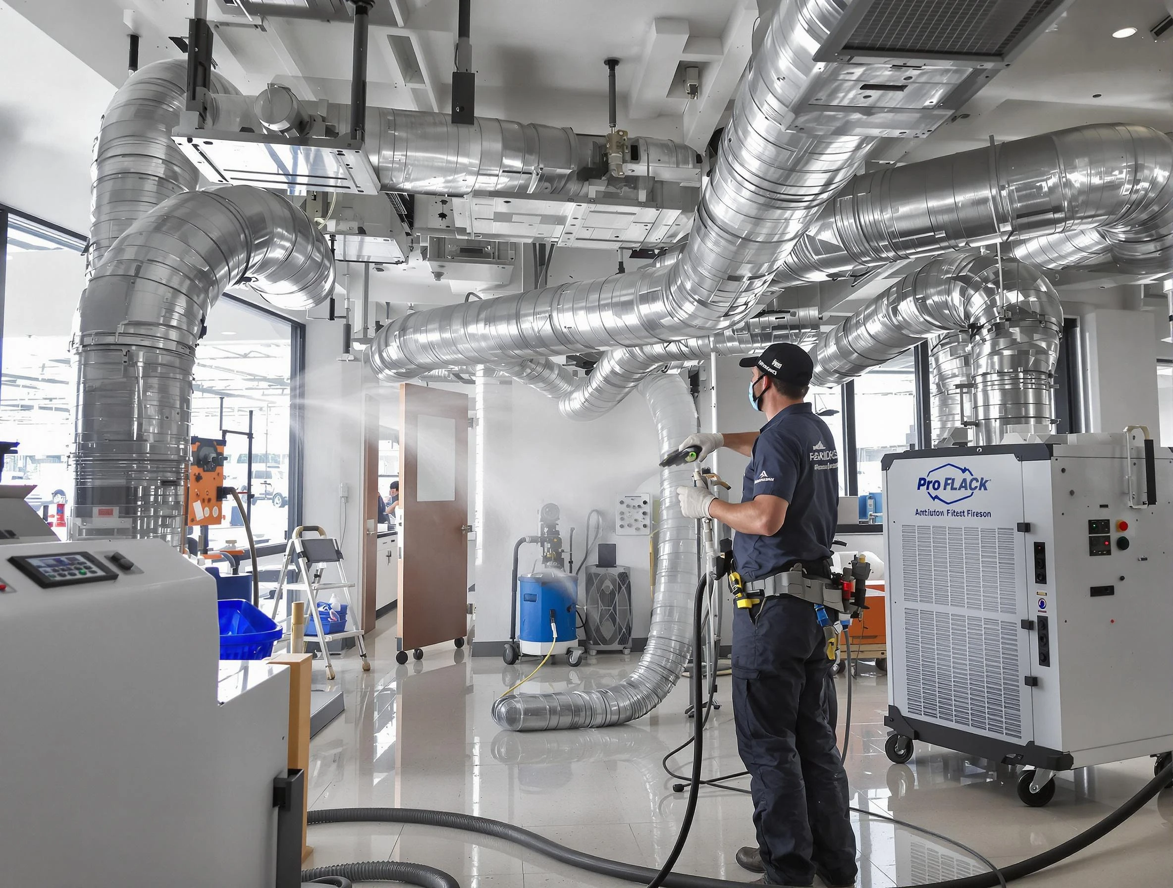 Negative Pressure Air Duct Cleaning in Bensley