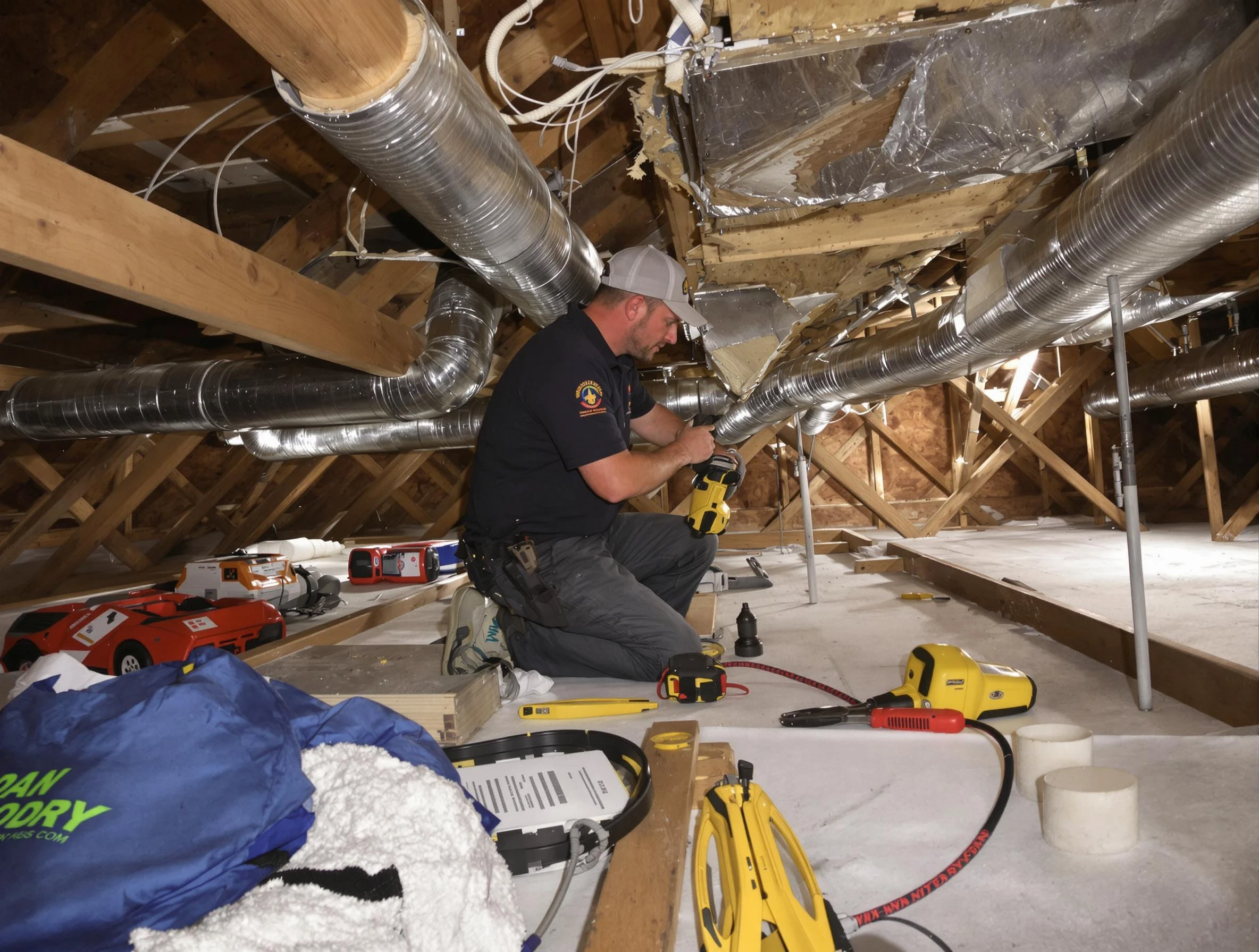Professional air duct repair by Bensley Air Duct Cleaning in Bensley