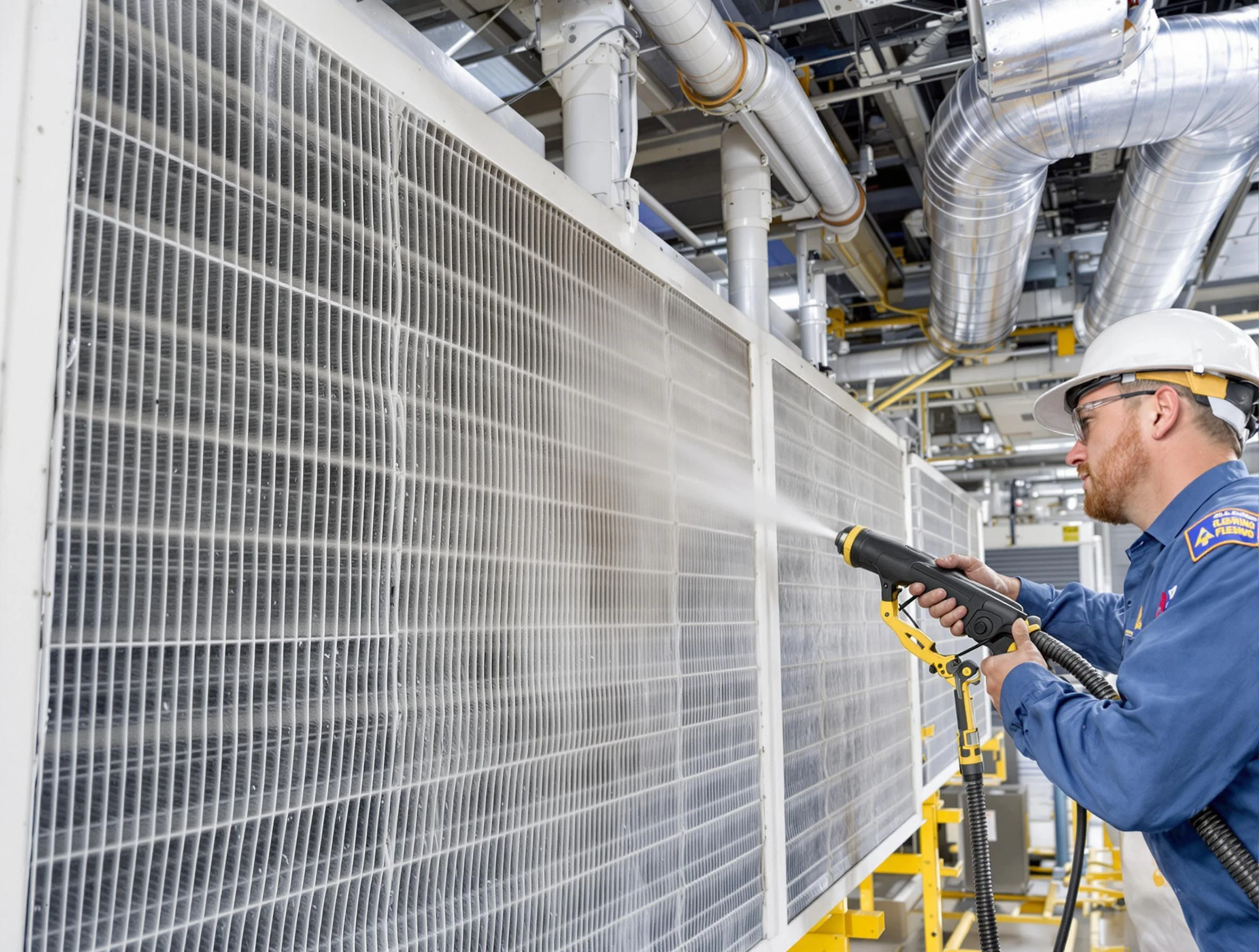 Professional commercial coil cleaning by Bensley Air Duct Cleaning in Bensley