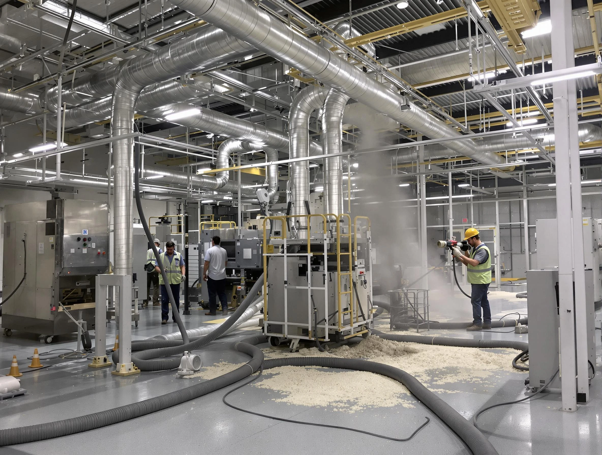 Heavy-duty industrial duct cleaning by Bensley Air Duct Cleaning in Bensley