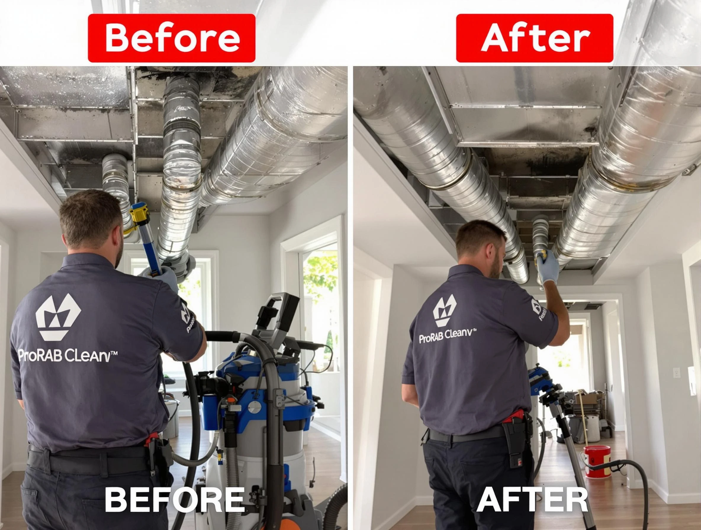 Bensley Air Duct Cleaning expert performing thorough residential duct cleaning in a Bensley home